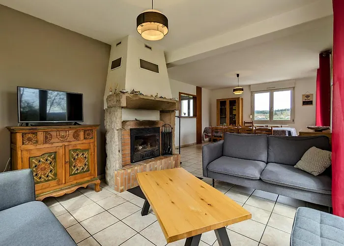 Spacieux Avec Cheminee, Proche Nature, Accessible Pmr, Ideal Famille Et Motards - Fr-1-589-34